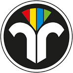 Logo von "Die Zweite Post" mit stilisiertem P und geschwungener Linie.